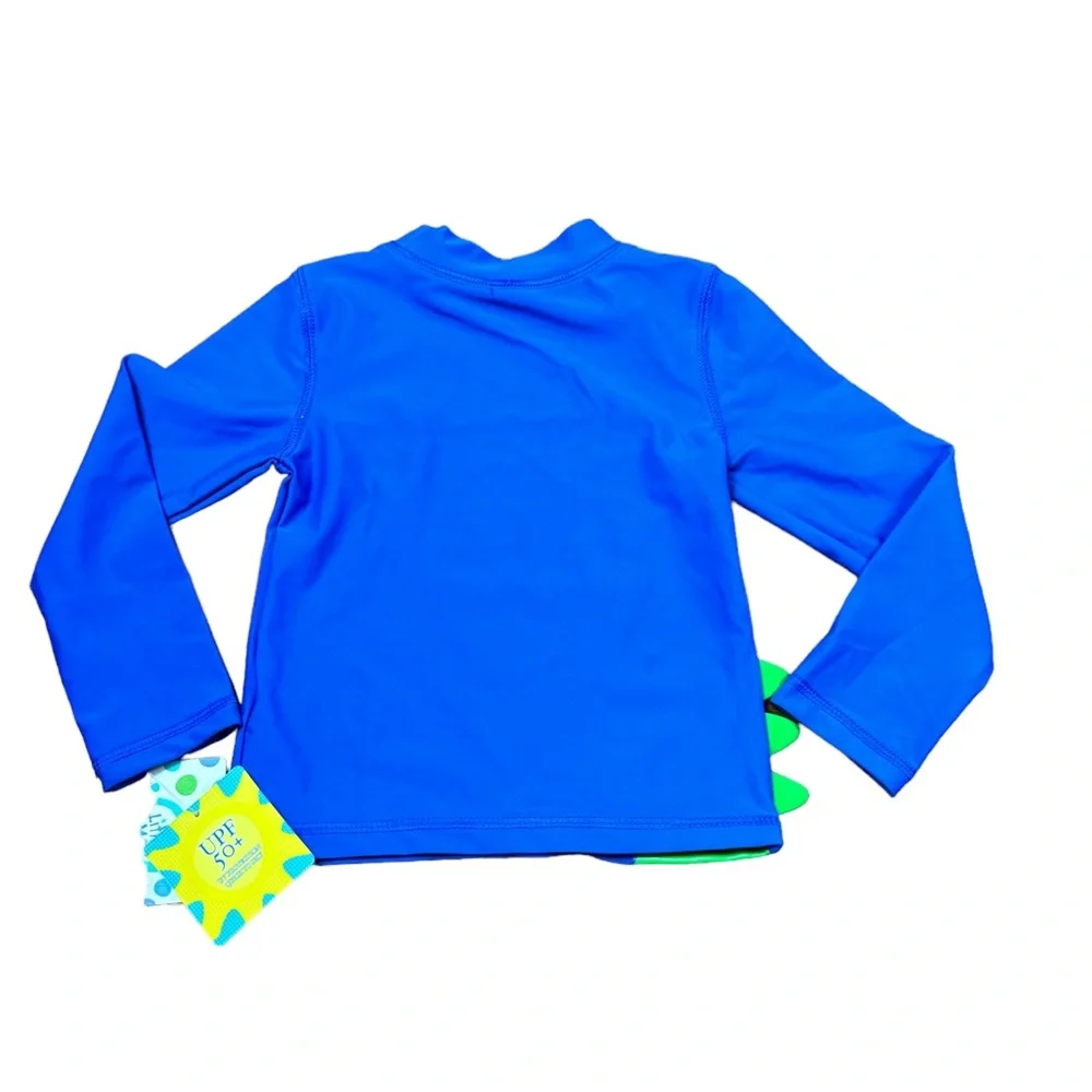 LITTLE ME: NWT Dinosaur 3D Rash-Guard Shirt -Size 24 Months